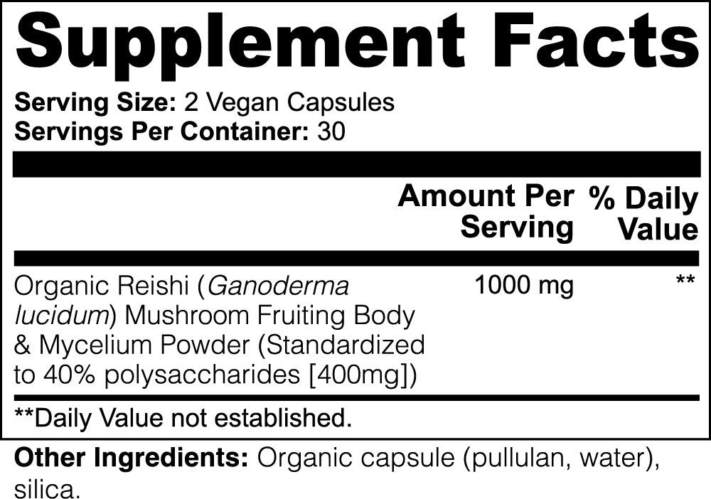 Premium Reishi Mushroom Immune Suppor